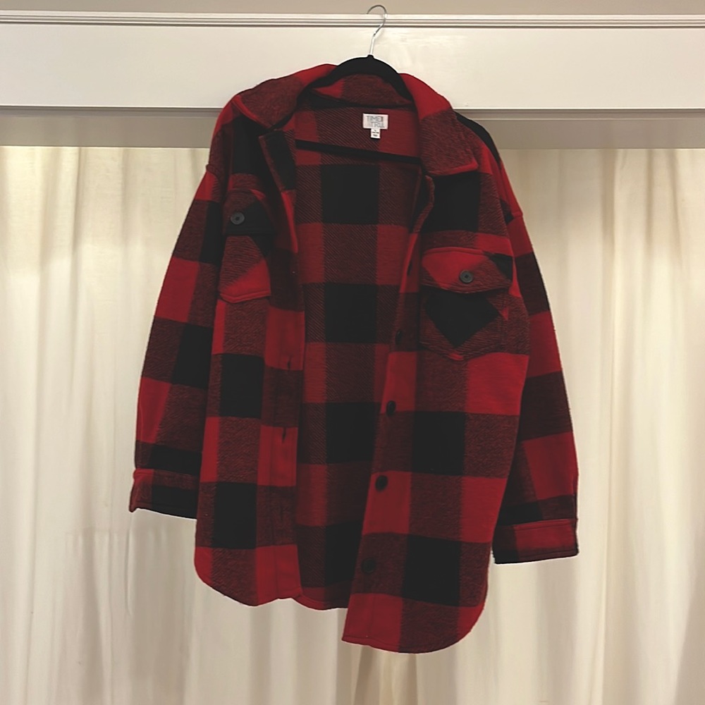 Red flannel jacket
